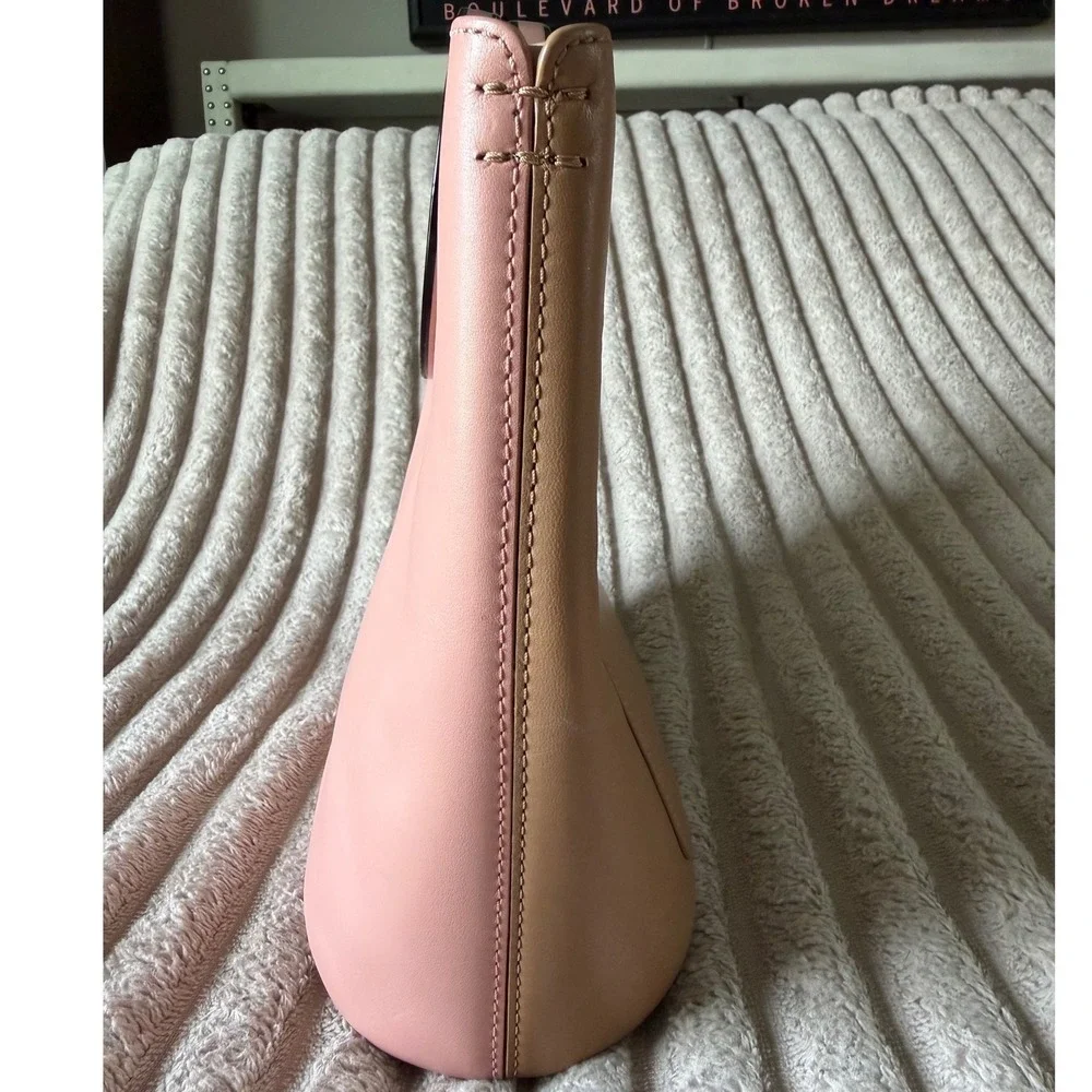 Kate Spade New York Betty Medium Tote Pink Italian Leather Resin Ring Handles